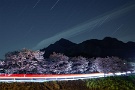 02 星も流してみました。30分程撮影しましたが、通った車は5､6台でした。Canon EOS 5D Mark II　SIGMA 24~60mmF2.8 EX DG