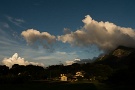 01 夕刻、買い物帰りに夏らしい夕雲が広がっていたのでちょっと遠回りして撮影して帰りました。Panasonic LUMIX GX7　Panasonic G VARIO HD 14-140mm