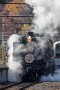 06 気温が低くなると発車時、ドレンの蒸気がSLを包み込みます。Canon EOS 5D Mark IV　Canon EF300mmF4